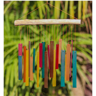 Glass Wind Chime Simple Rectangle Assorted