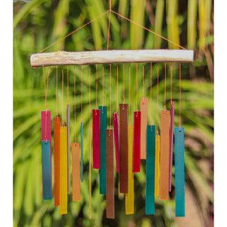 Glass Wind Chime Simple Rectangle Assorted