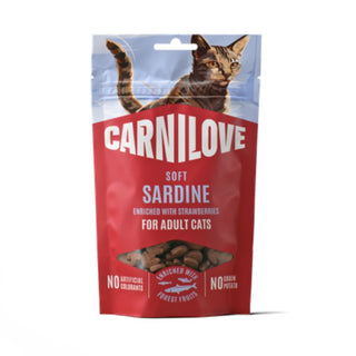 Carnilove Semi Moist Cat Treat Sardine & Strawberry