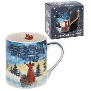 Fox Under The Moon Boxed Mug Wonderfull Friend