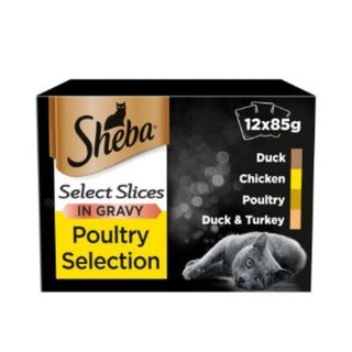 Sheba Cat Pouch Select Slices Poultry In Gravy