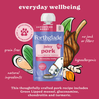 Forthglade Bone Broth Topper Pork
