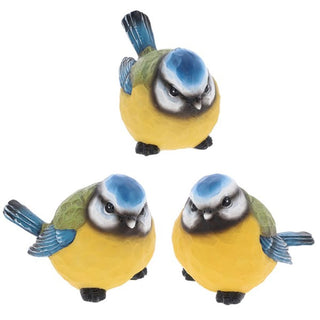 Carved Look Blue Tit