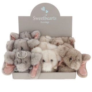 Sweethearts Elephant Keychain