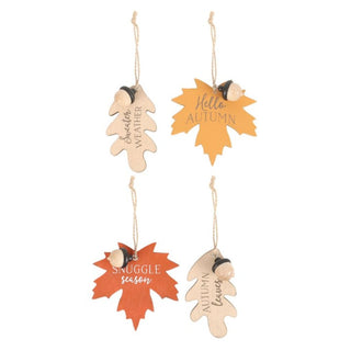 Autumn Leaf Hanging Sign