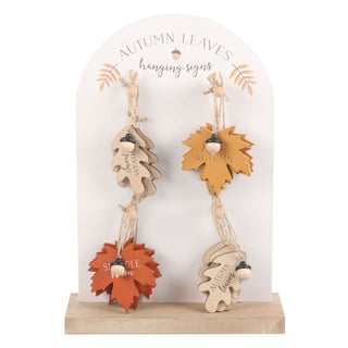 Autumn Leaf Hanging Sign
