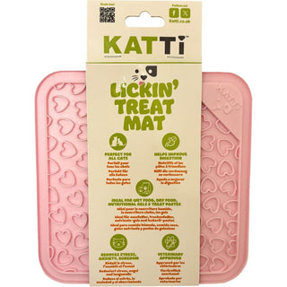 Katti Lickon Mat Heart Pink