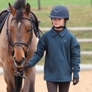 Aubrion Equestrian Quarter Zip Sweater - Young Rider