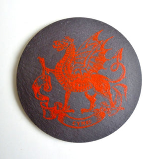 Welsh Dragon Slate Coasters