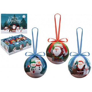 Fun Santa Boxed Bauble Set