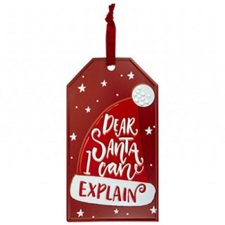 Metal Label Christmas Sign Large