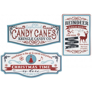 Americana Christmas Wall Signs