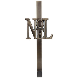 Bronze Iron Sheet Noel Wreath Hanger
