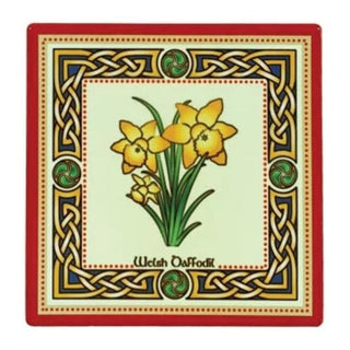 Ceramic Coaster Daffodil