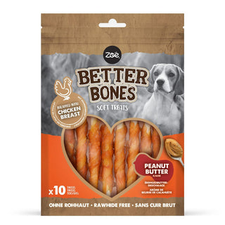 Zeus Better Bones Peanut Butter Chicken Wrap Twists