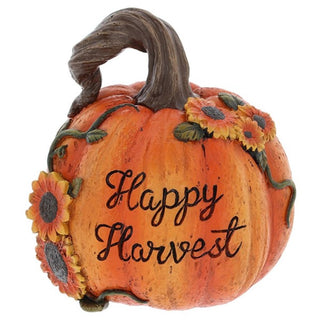 Harvest Pumpkin with Message