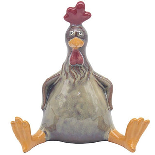Glazed Farmyard Fun Hen Medium