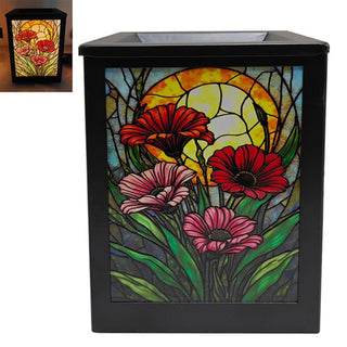 Stained Glass Aroma Lamp Flowers