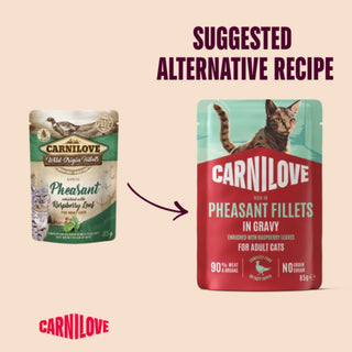 Carnilove Cat Pouch Gravy Pheasant & Raspberry Leaves