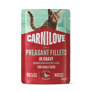 Carnilove Cat Pouch Gravy Pheasant & Raspberry Leaves