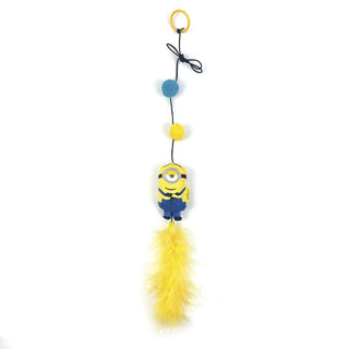 Minion Crinkle & Catnip Bungee Cat Toy