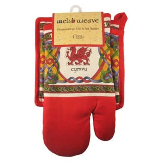 Welsh Weave Pot Holder & Oven Mit