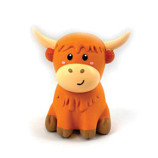 Highland Cow Latex Dog Toy