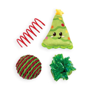 Christmas Tree Assorted Cat Toys