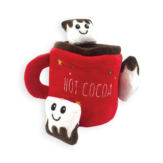 Hot Chocolate Burrow & Hide Dog Toy