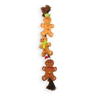 String of Gingerbread Rope Dog Toy