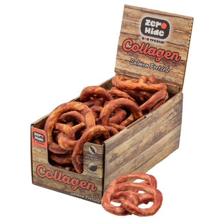 Zero Hide Collagen Salmon Pretzels