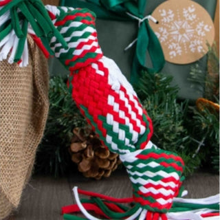 Squeaky Christmas Cracker Rope