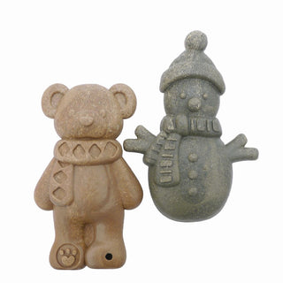Veggie Burst Snowman & Teddy Duo