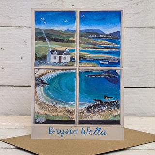 Brysia Wella Ffenest Greetings Card