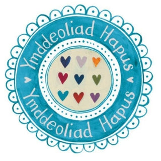 Ymddeoliad Hapus Calonnog Square Greetings Card