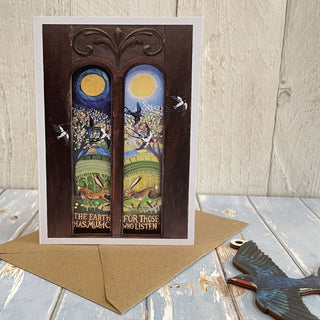 The Earth has Music Greetings Card