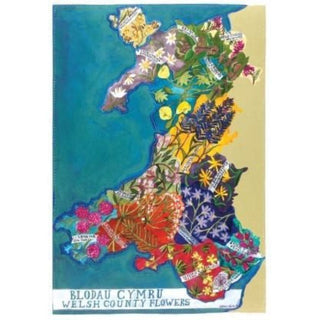 Blodau Cymru Greetings Card