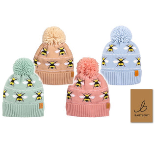Bartleby Adult Waterproof Bobble Hat - Bee