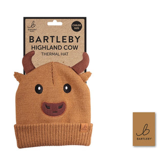 Bartleby Childs Hat - Highland Cow, Knitted