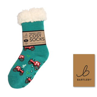 Bartleby Childs Sherpa Socks - Tractor