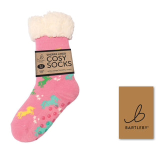 Bartleby Childs Sherpa Socks - Unicorn