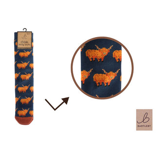 Bartleby Childs Welly Socks - Hardy Highlands