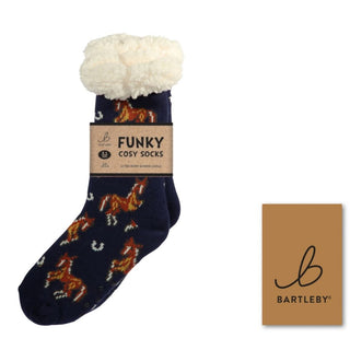 Bartleby Ladies Sherpa Socks - Country Horse