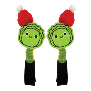 Equetech Buddy Brussels Bridle Boppers - Green / Pair