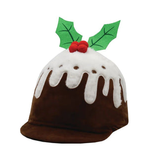 Equetech Christmas Plum Pudding Hat Silk