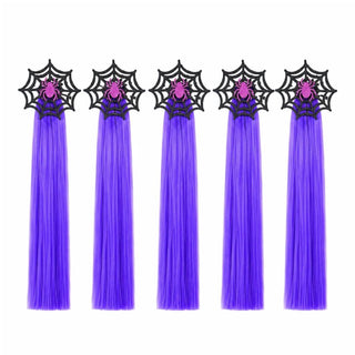 Equetech Cobweb Spider Halloween Horse Mane Tassels - 5 pack
