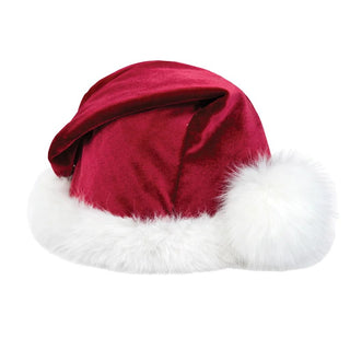 Equetech Deluxe Santa Hat Silk - Red / One size