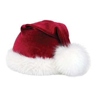 Equetech Deluxe Santa Hat Silk - Red / One size