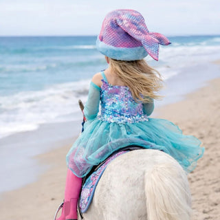 Equetech Madison Mermaid Hat Silk - Pink/Blue