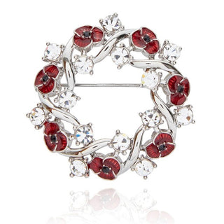 Poppy Ribbons Elegant Brooch